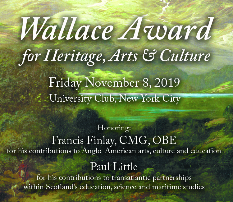Wallace Award for Hewritage, Arts and Culture Friday November 9, 2018 banner