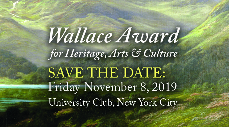 Wallace Award for Hewritage, Arts and Culture Friday November 9, 2018 banner