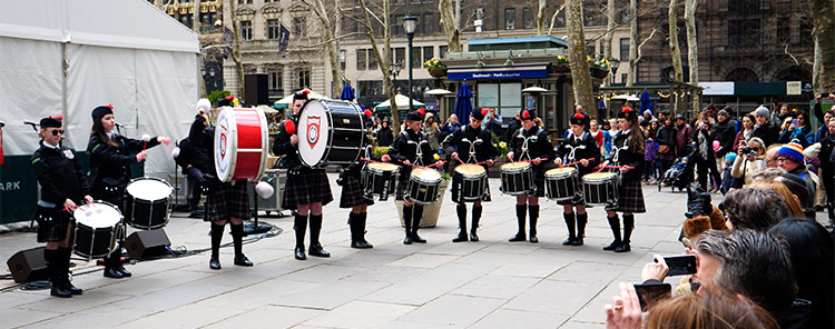 Tartan Day on the Fountain Terrace