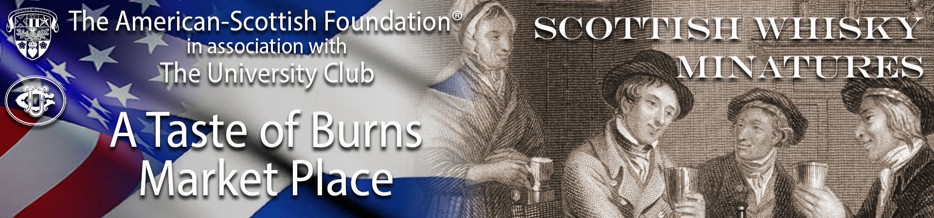 Food Banner whisky minatures