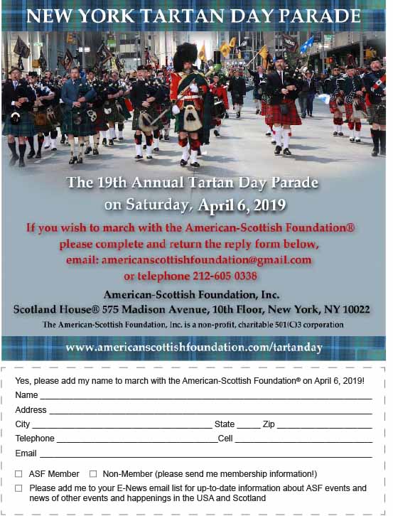 American Scottish Foundation - Tartan Week